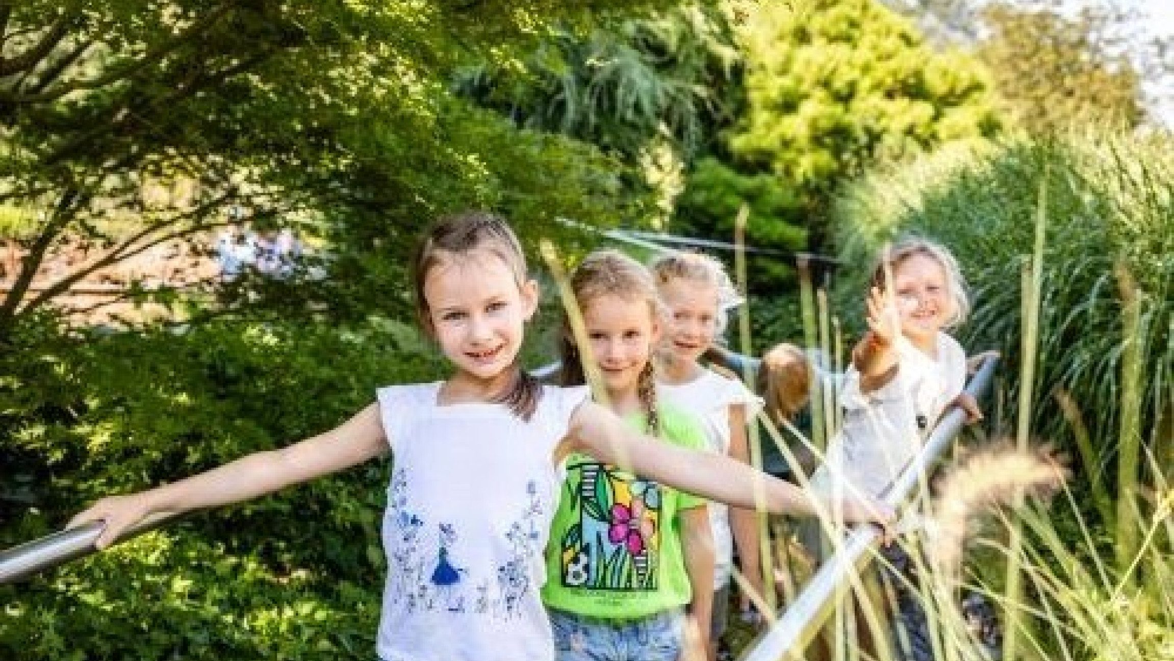 Foto von mehreren Kindern in der Garten Tulln.