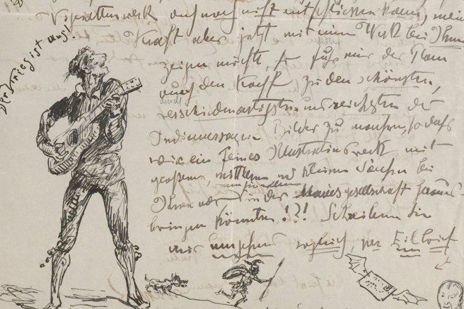 Alfred Kubin an Reinhard Piper, 11. 10. 1918. ÖNB, Literaturarchiv