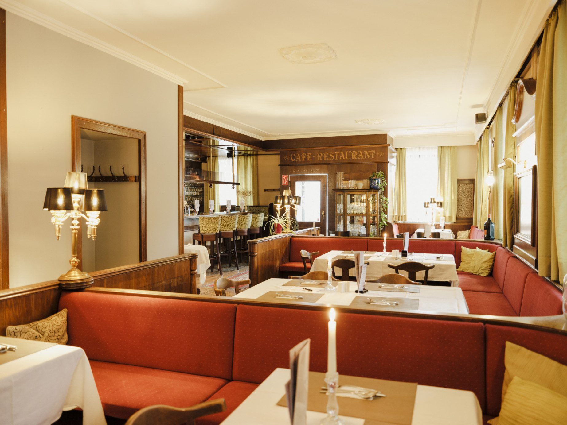 Gemütliche Kaffeehaus-Atmosphäre