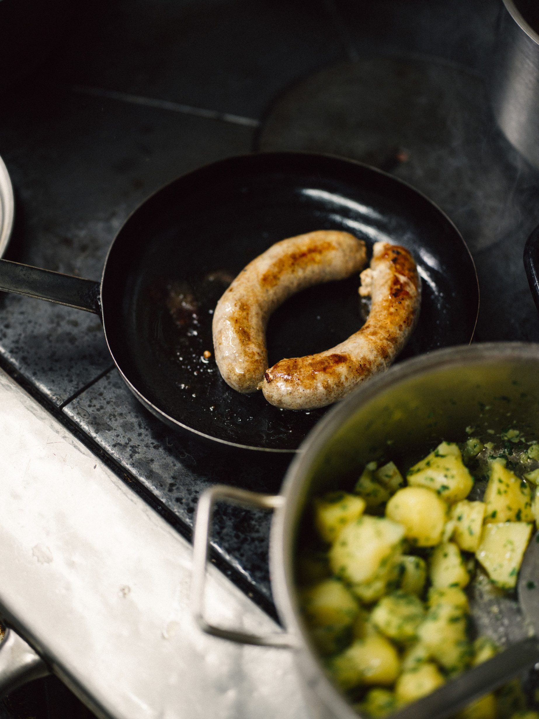 Hausgemachte Bratwurst