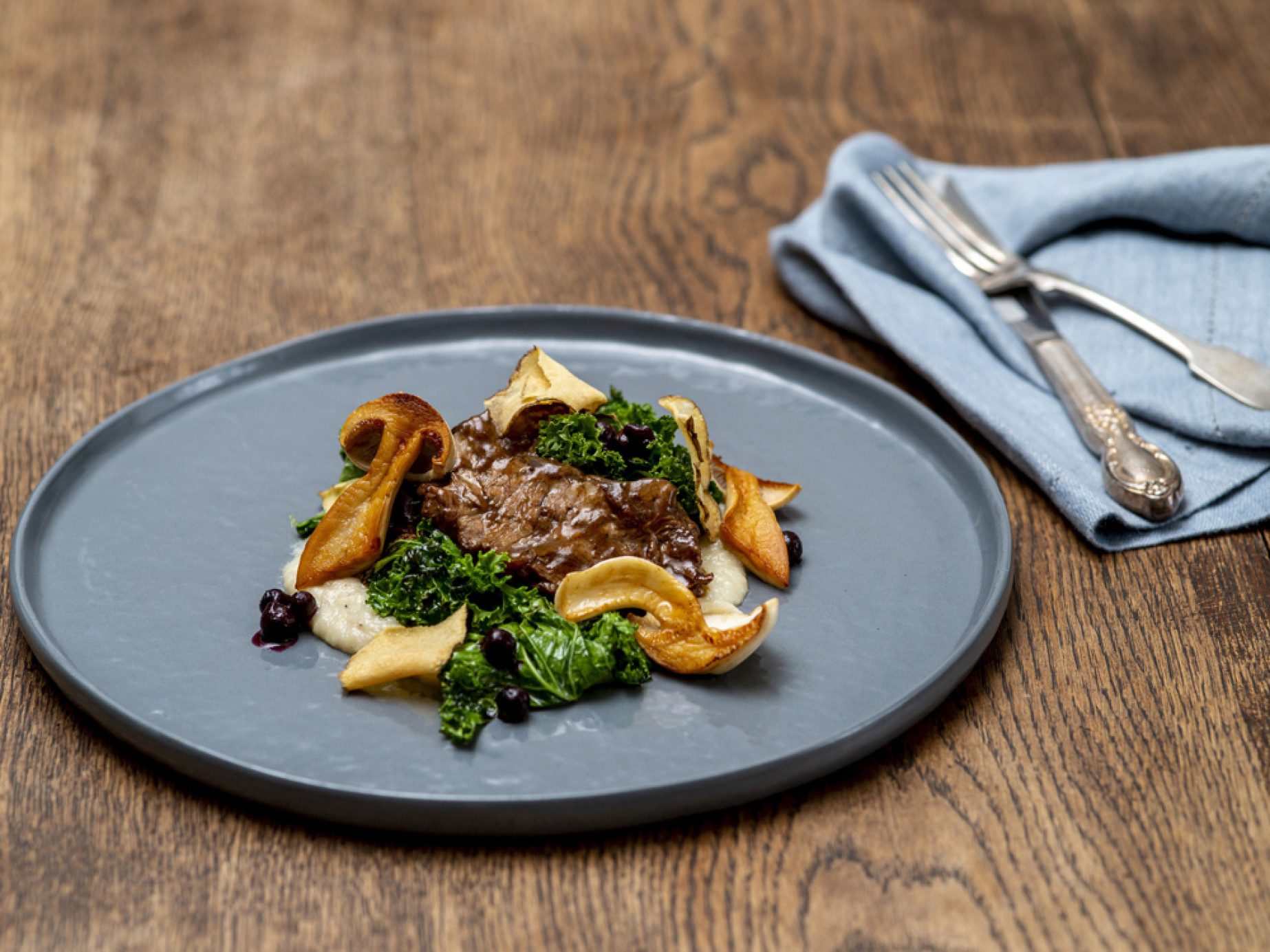 Geschmorte Rinderfledermaus