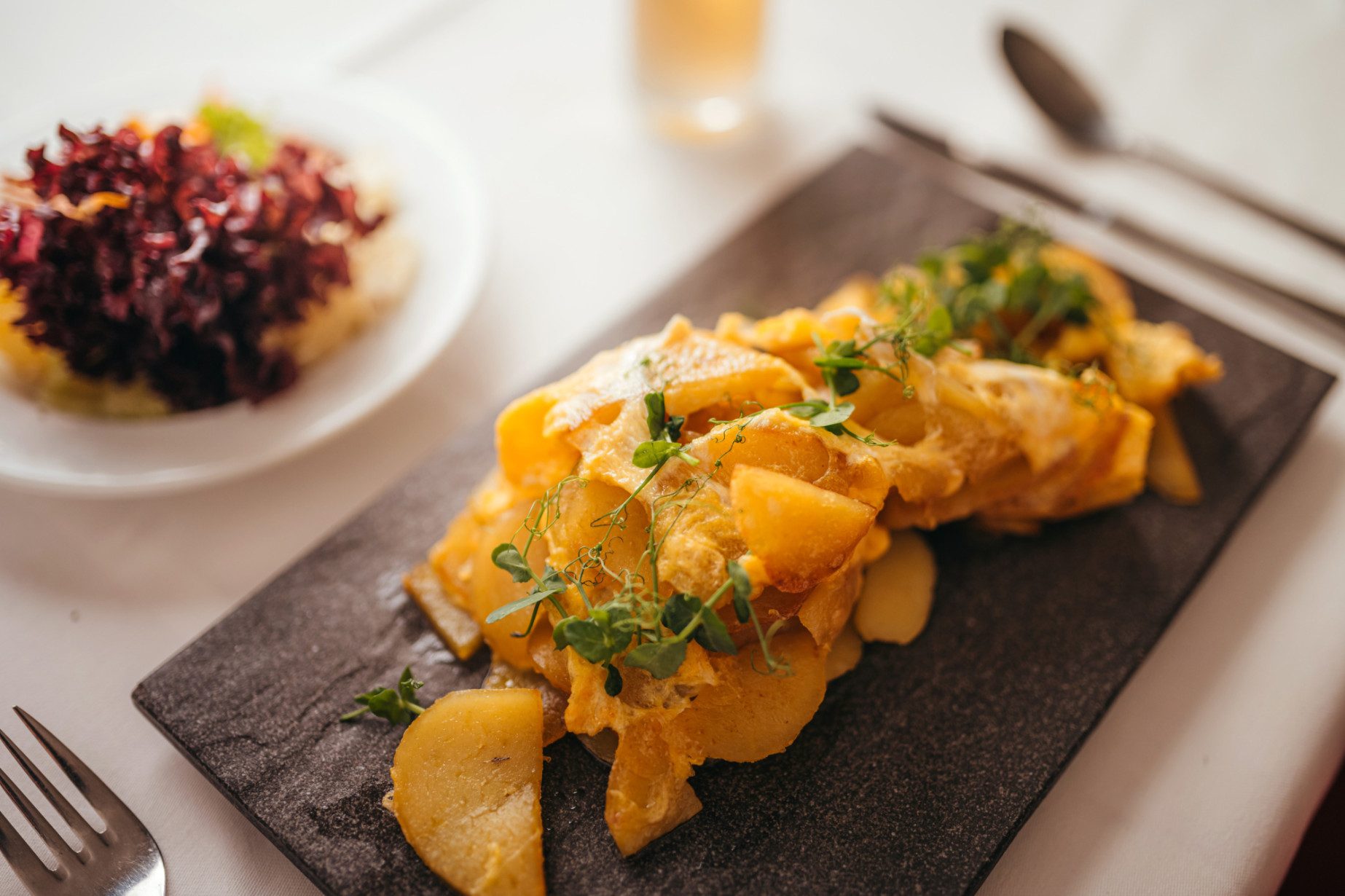Geröstete Waldviertler Erdäpfelknödel