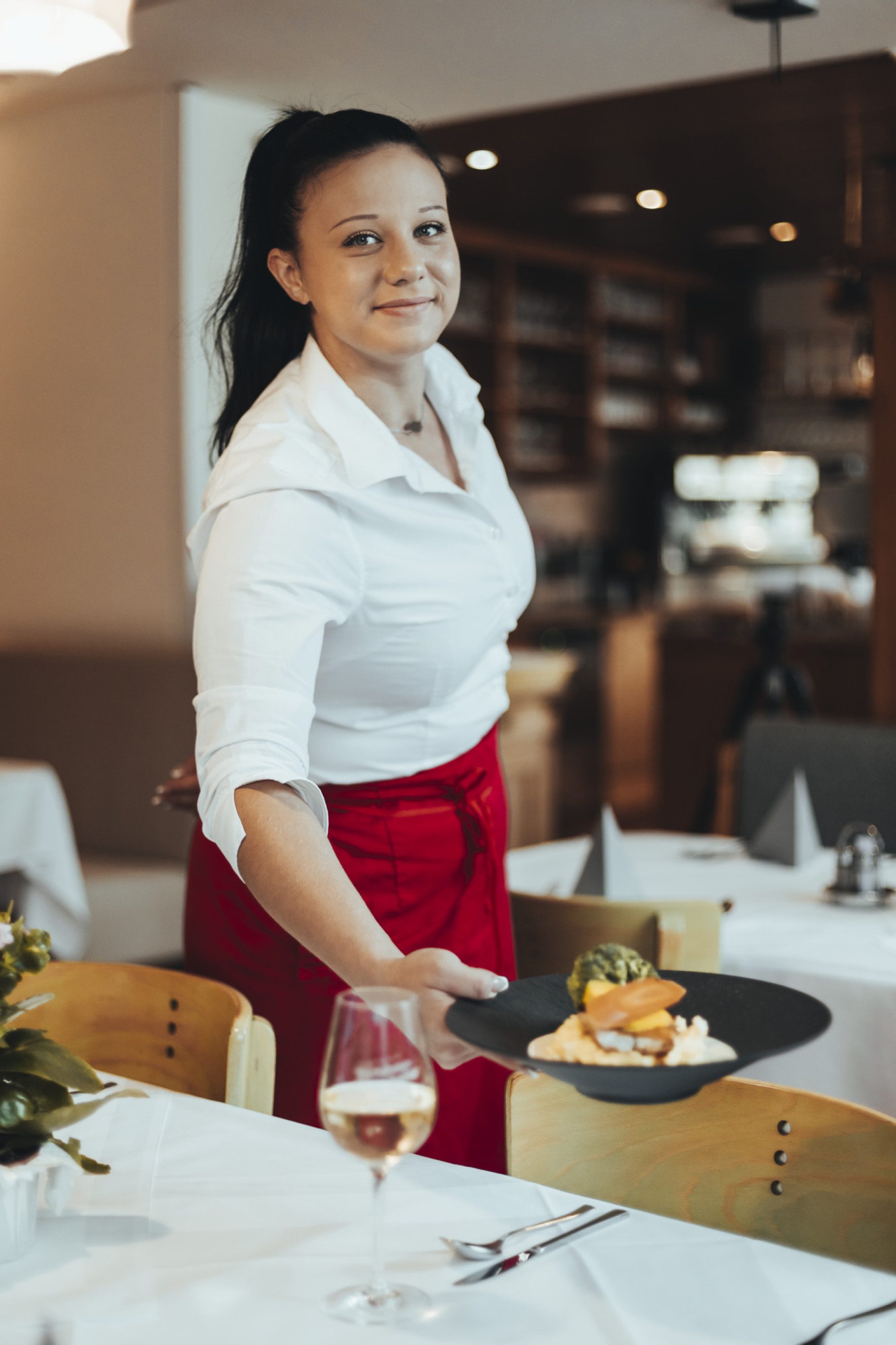 Für die Gäste da: Sopie Eder