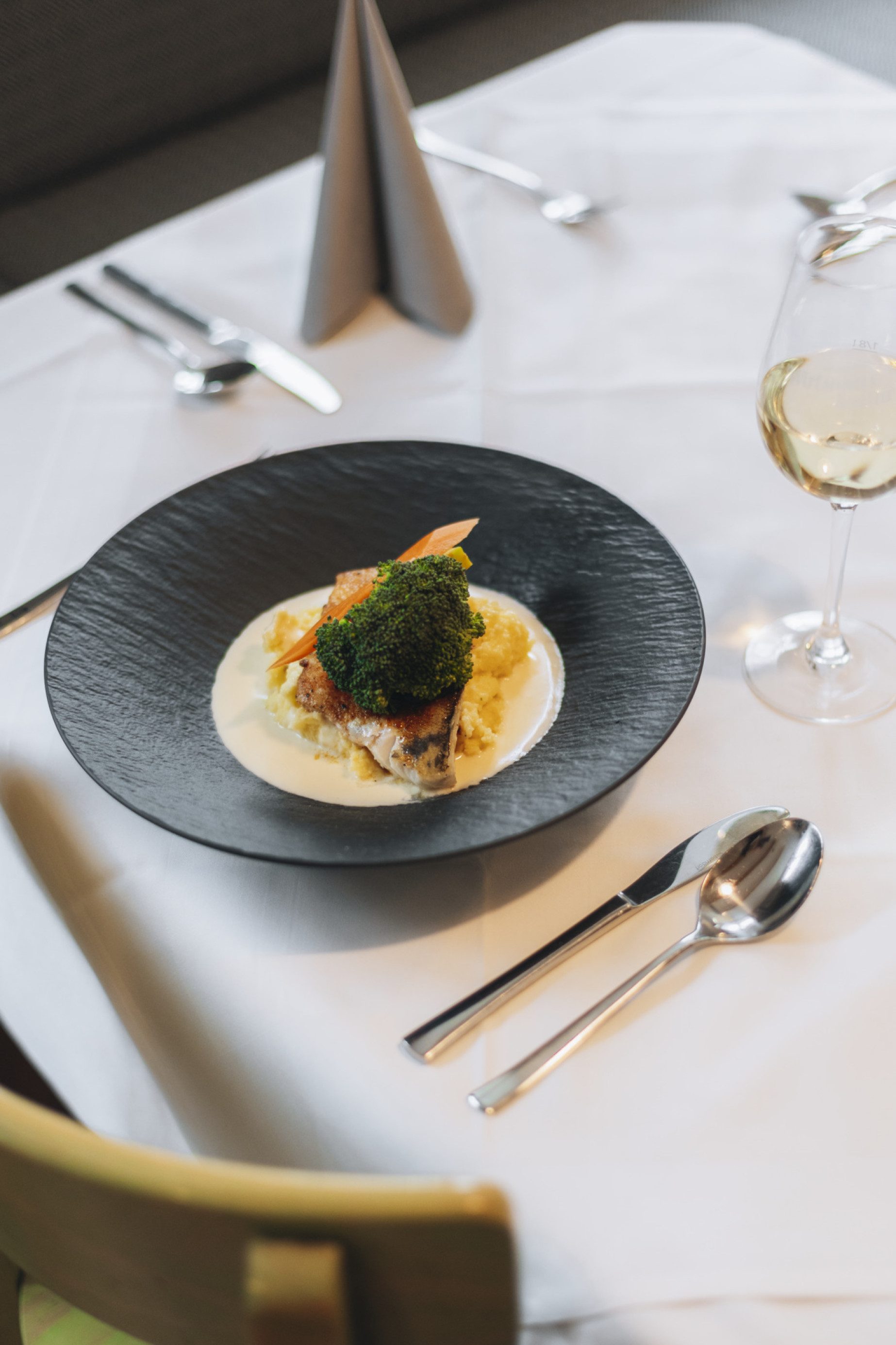 Zander auf Erdäpfelpüree