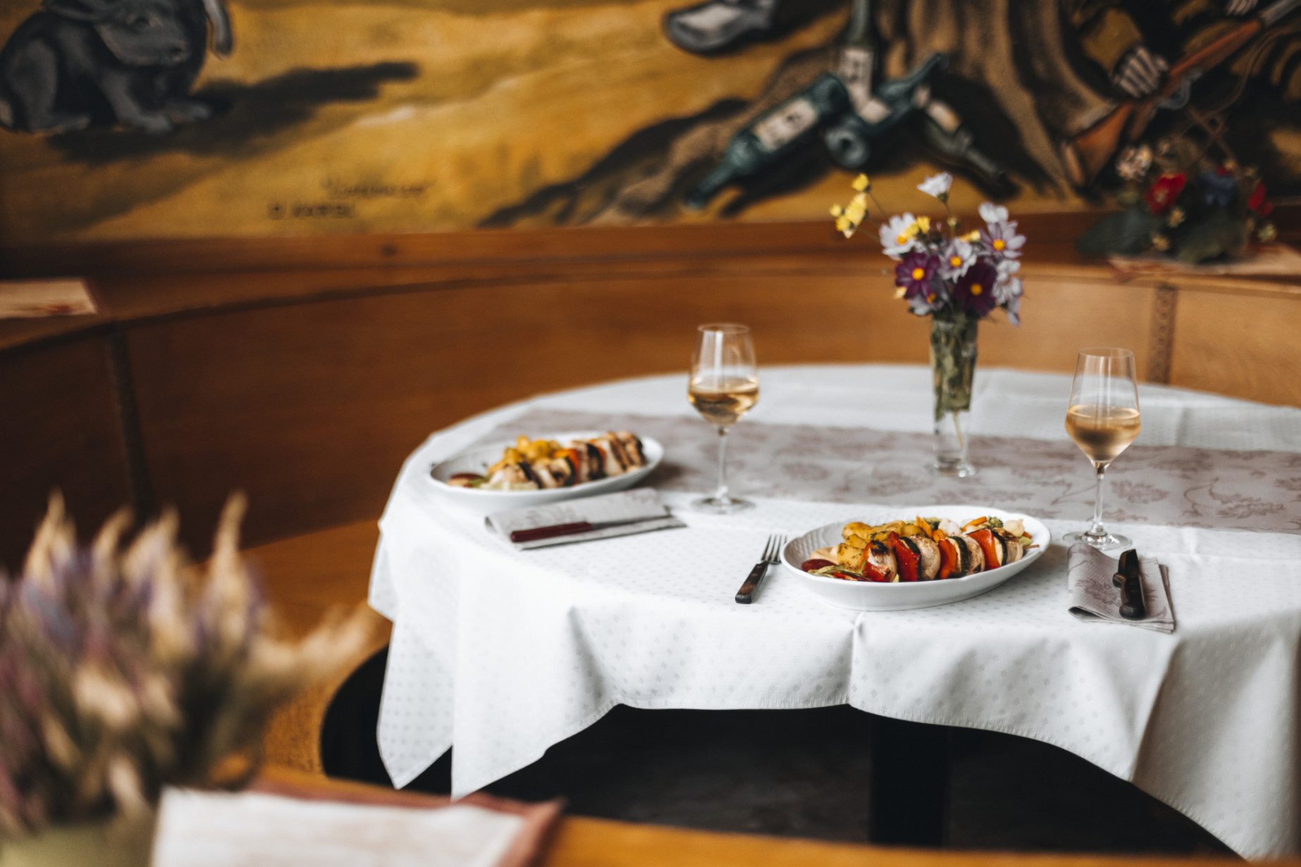 Wirtshaus ist bekannt für Wildspezialitäten