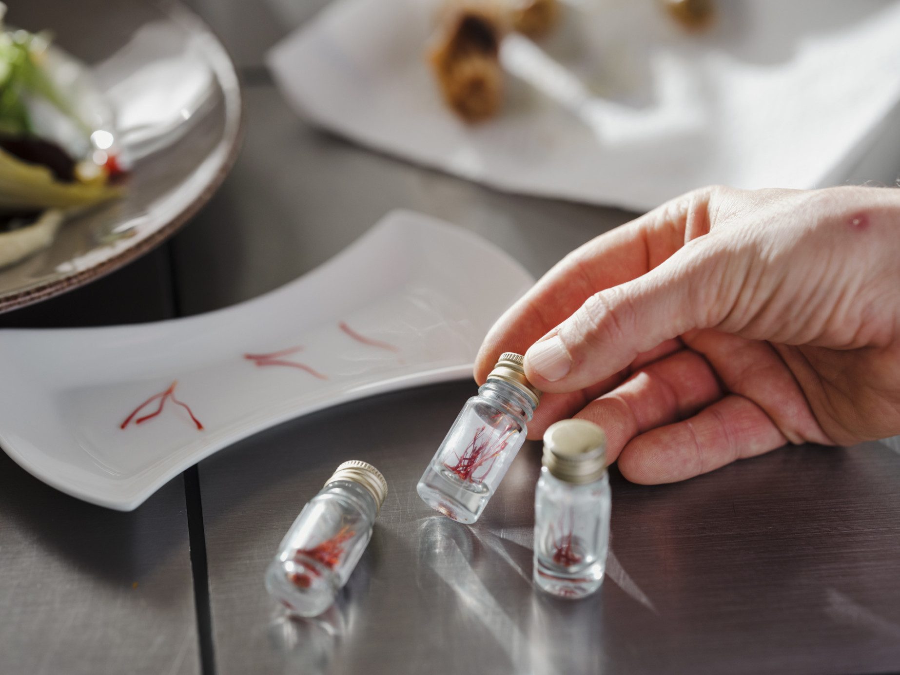 Safran aus eigenem Anbau