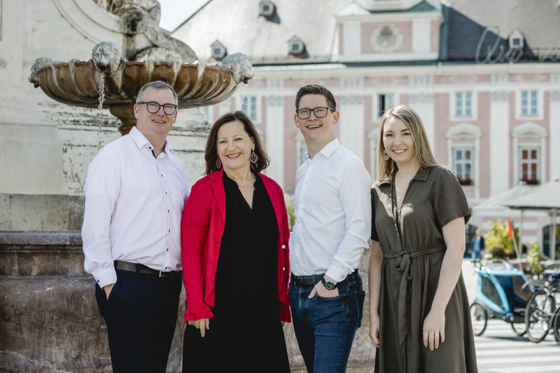 Leo und Brigitte Graf mit Sohn Andreas und Schwiegertochter Birgit