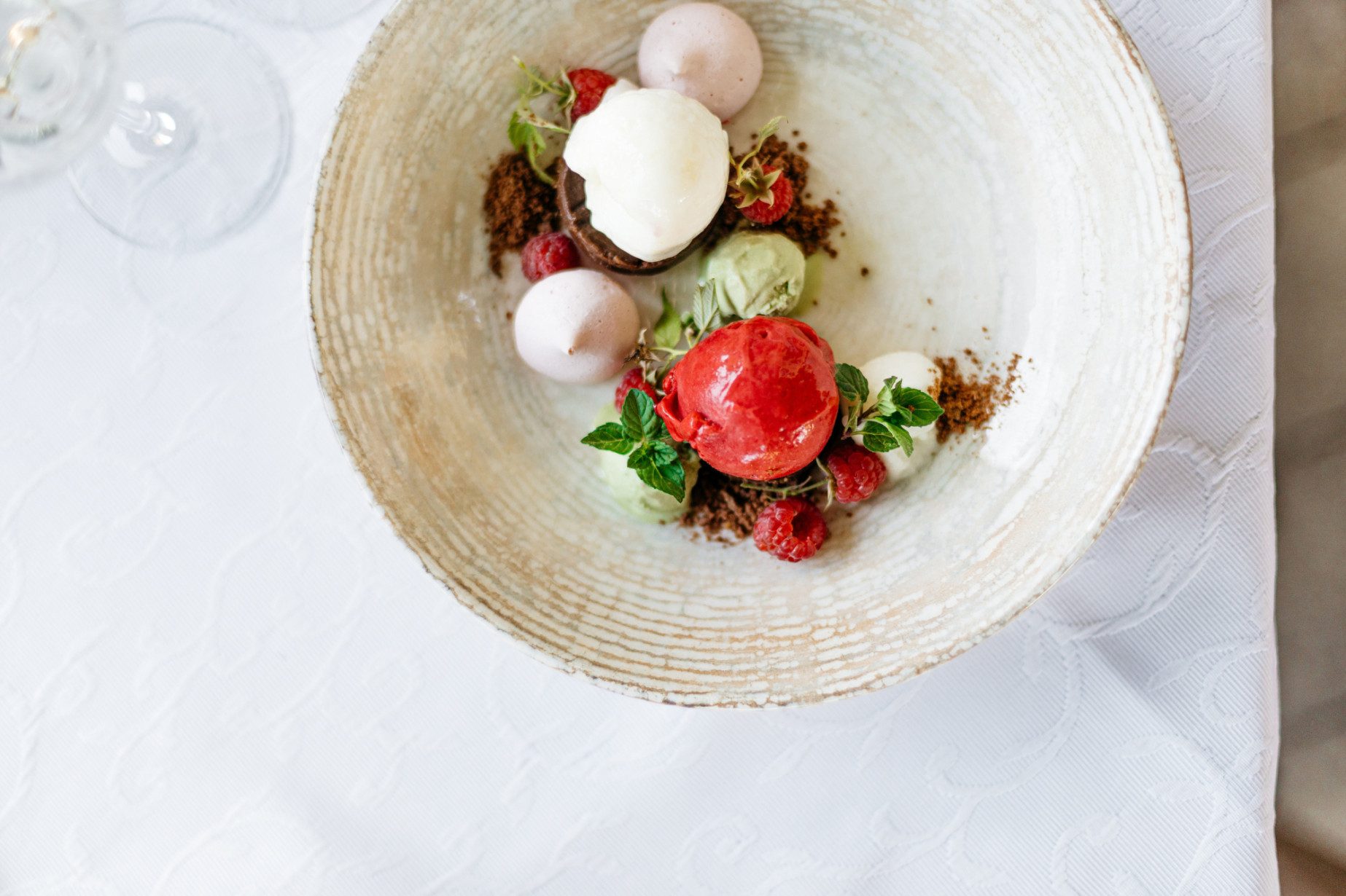 Dessert: Erdbär.Acker