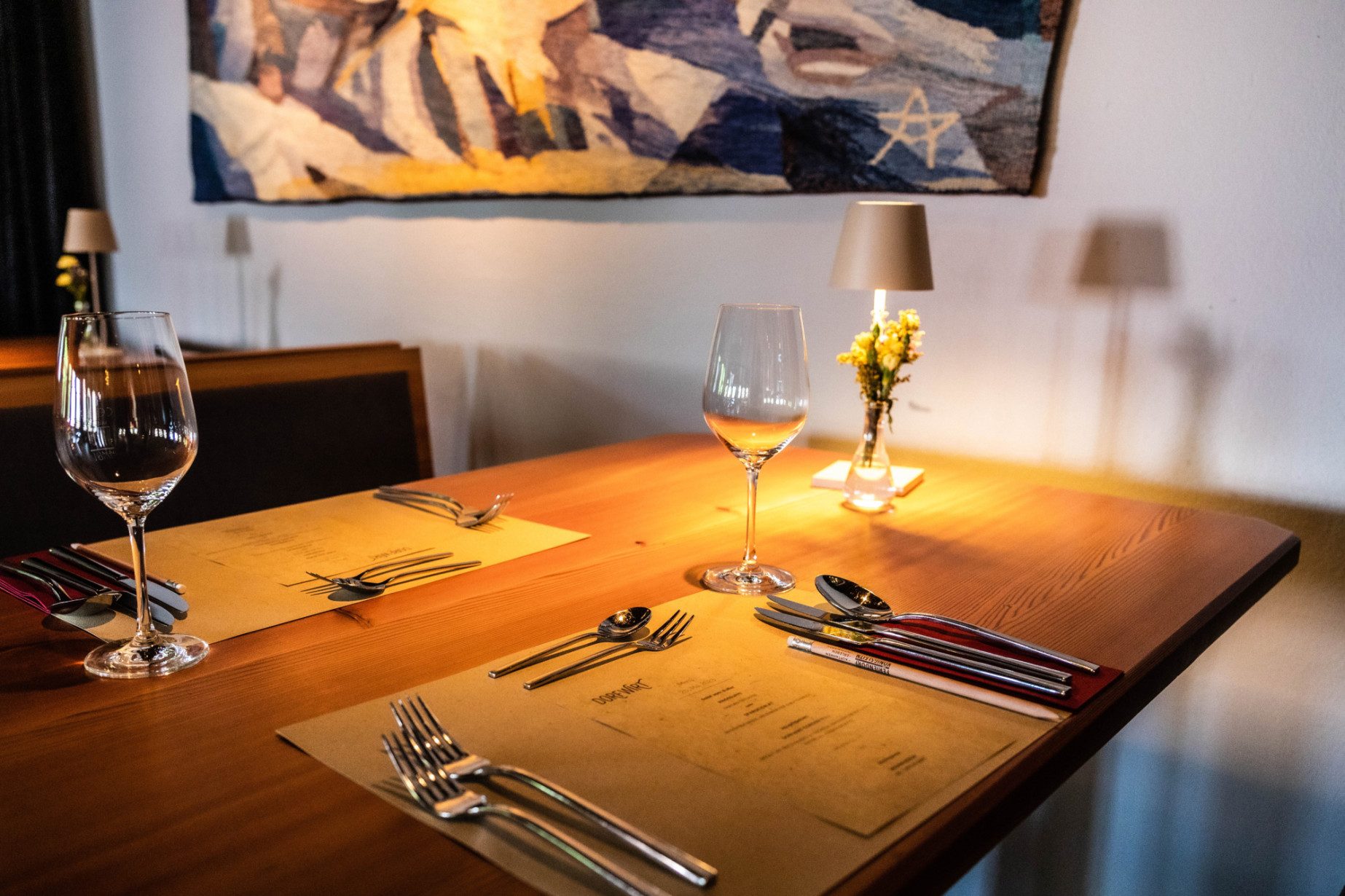 Stilvolles Interieur im Restaurant