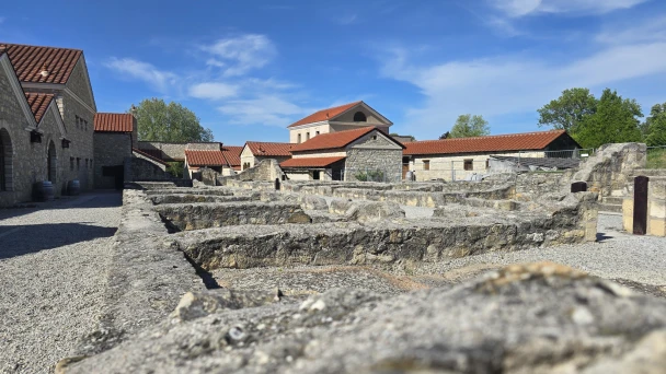 Ausgrabungen in der Römerstadt Carnuntum - Römisches Stadtviertel.