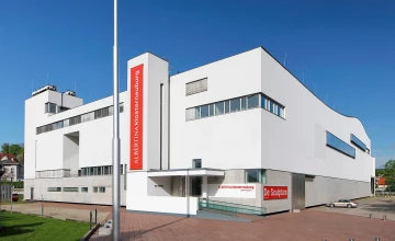 Blick auf das Gebäude vom Albertina Klosterneuburg.