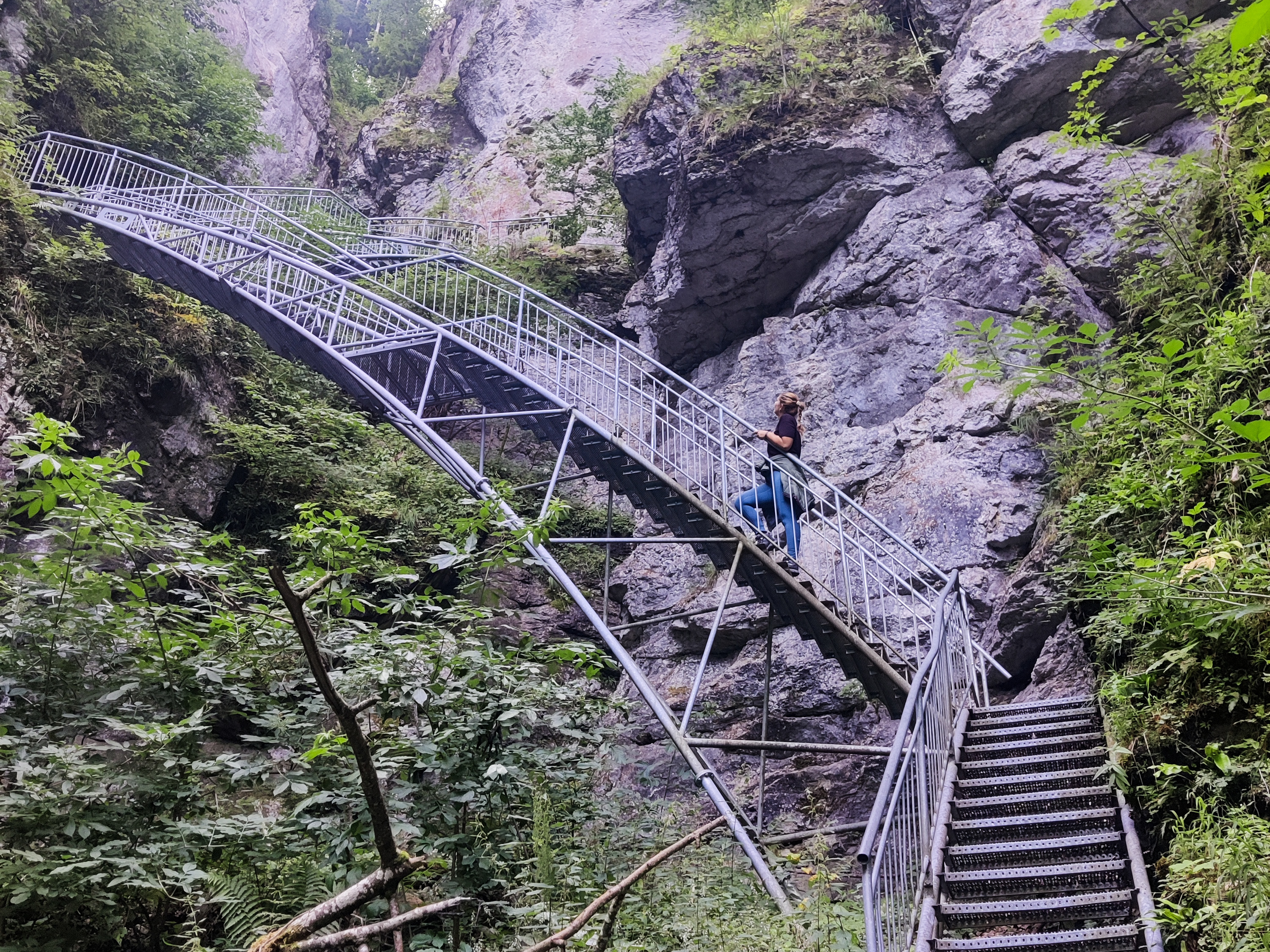 Aufstieg zur Ötscher Tropfsteinhöhle