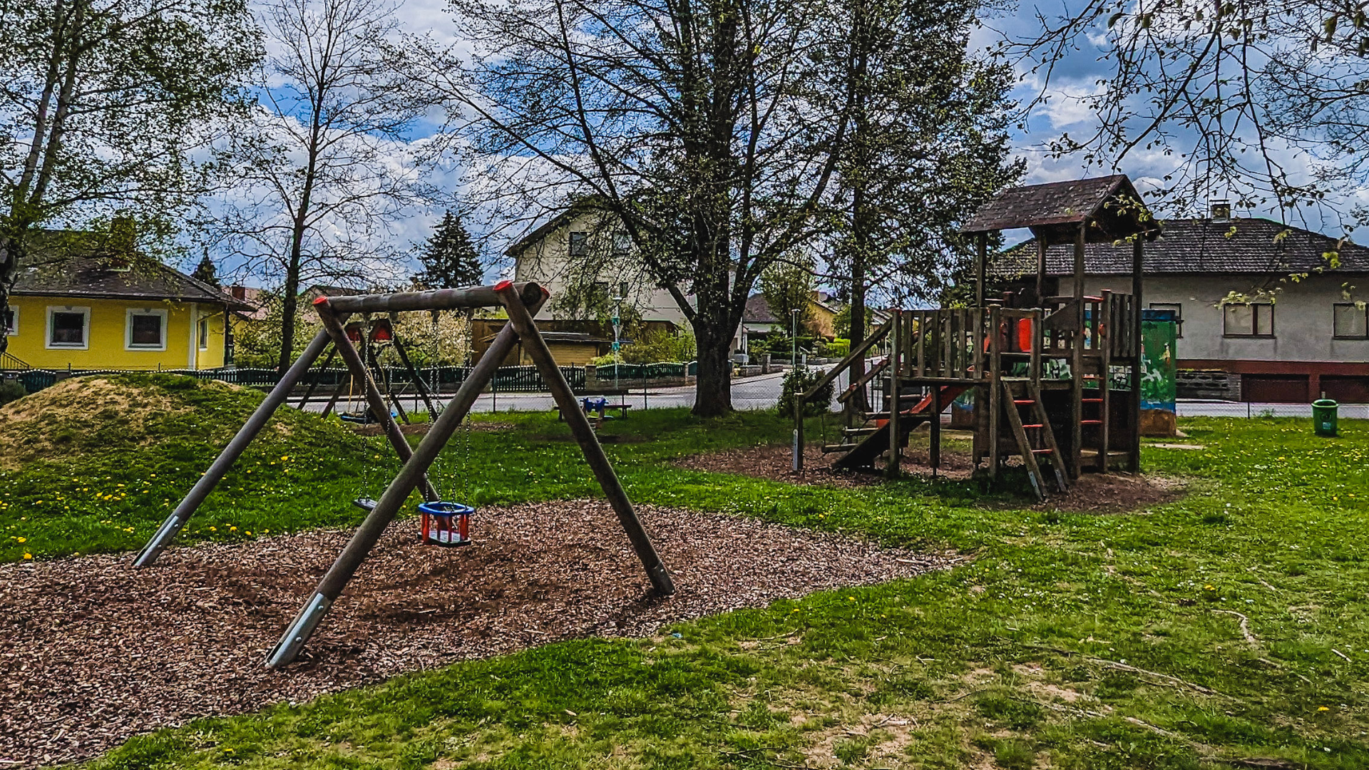 Spielplatz aus Holz