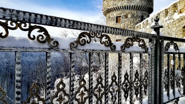 Burg Plankenstein im Winter