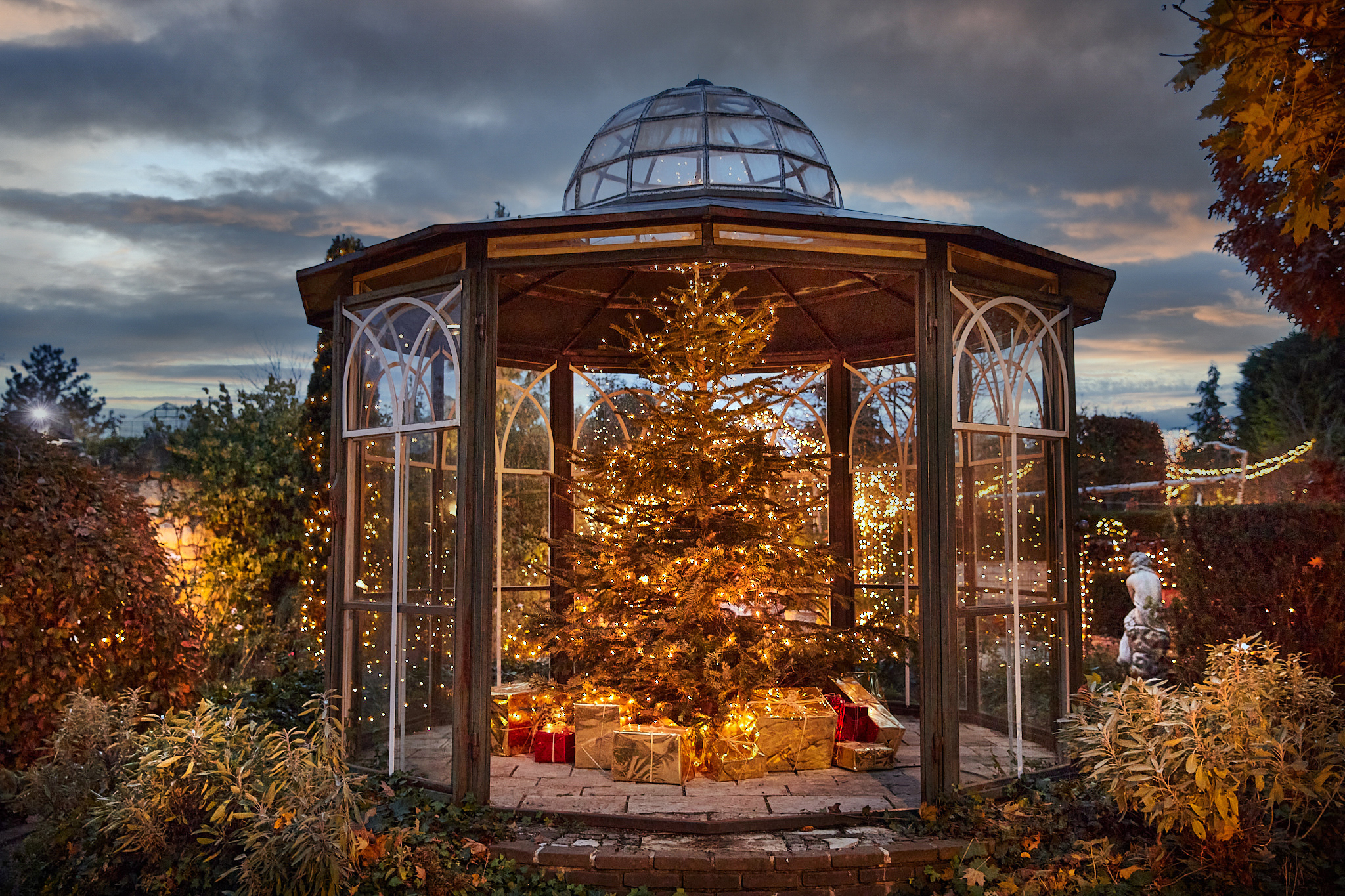 Rosenpavillion Adventzauber Kittenberger Erlebnisgärten