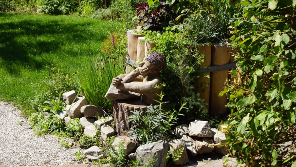 Dekoration im grünen Gartenparadies der GARTEN TULLN.