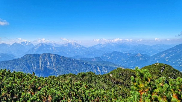 Blick über das Bergpanorama vom Hochkar aus.